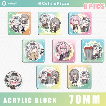 [By CelinePizza] Chibi Merch Collection - Honkai: Star Rail