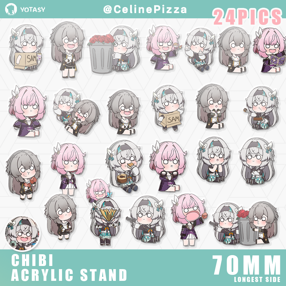 [By CelinePizza] Chibi Merch Collection - Honkai: Star Rail