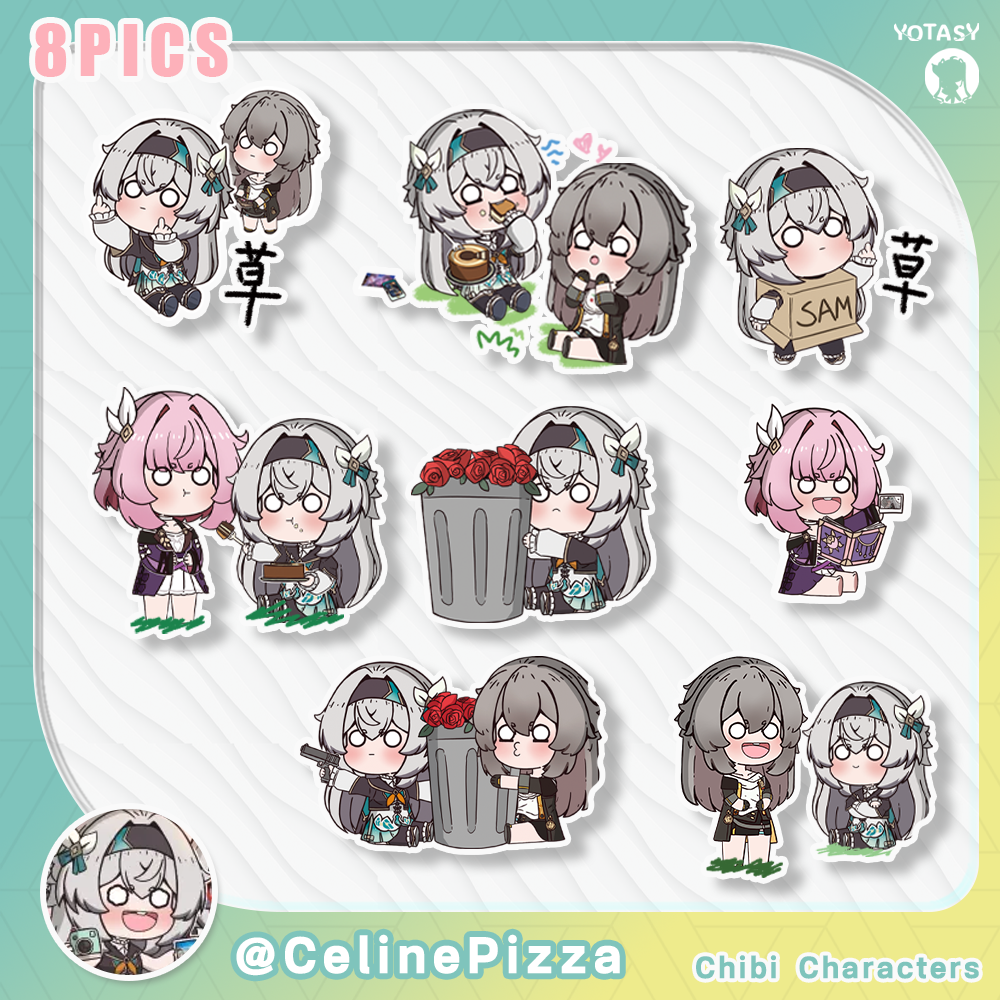 [By CelinePizza] Chibi Merch Collection - Honkai: Star Rail