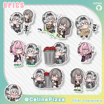 [By CelinePizza] Chibi Merch Collection - Honkai: Star Rail