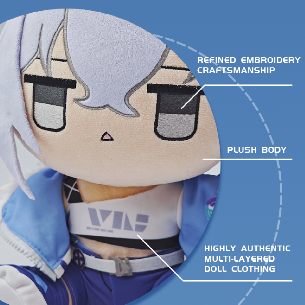 Honkai: Star Rail - Sliver Wolf Cotton Doll | Direct & Forwarding Options Available